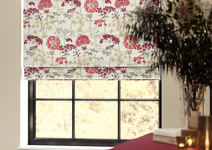 Hedgerow, Magenta - Roman Blind - Image 5